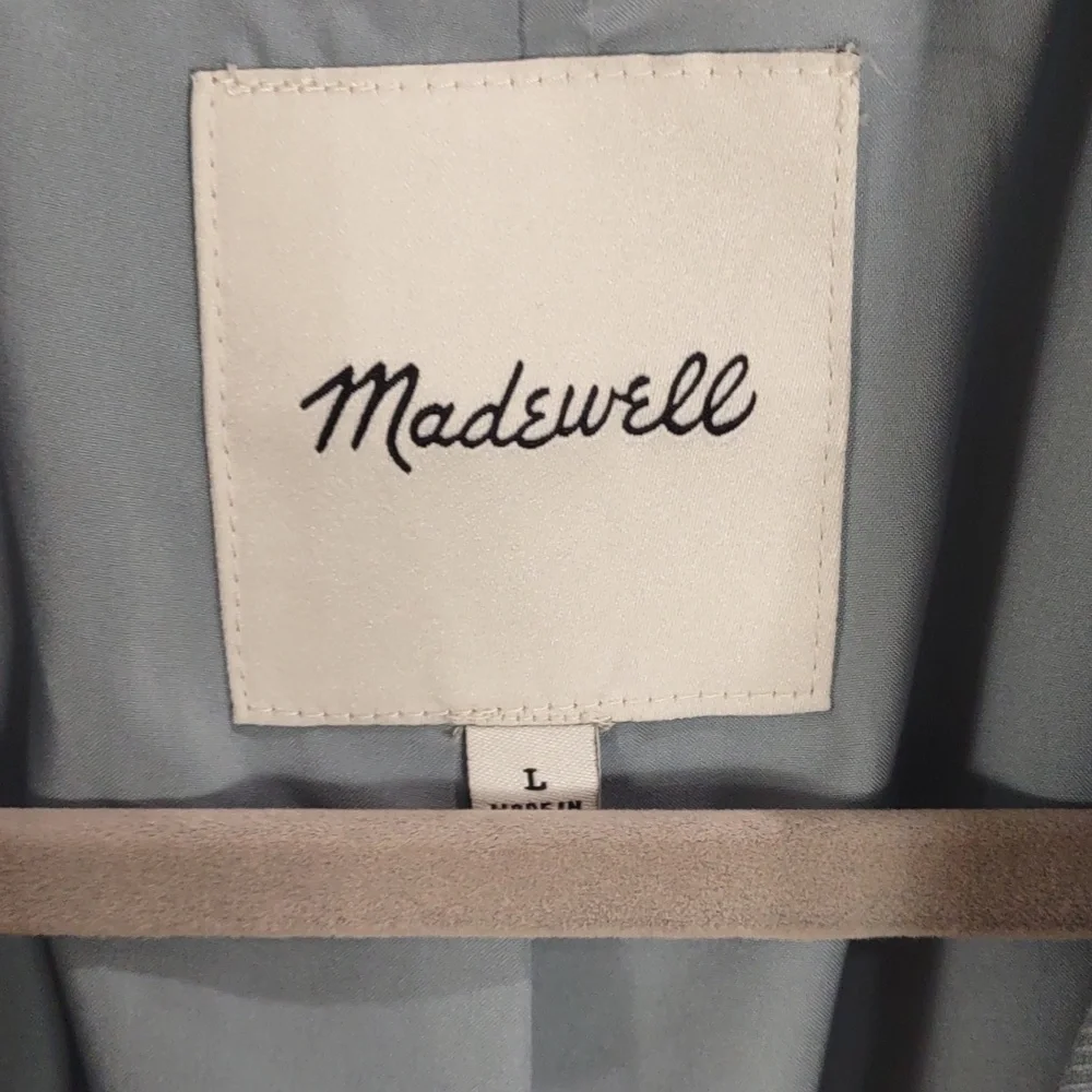 Madewell Light Blue Jacket, Size L - Picture 5 of 17